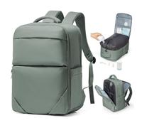 bergsalz Mochila Viaje Al Vacio con Bomba,Mochila Compresion Al Vacio Ryanair 40x20x25 Viaje Cabina Avion 40x20x25,Verde