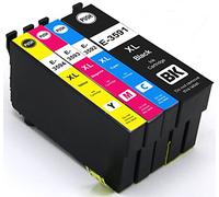 Bergsan 4 cartuchos de tinta compatibles con Epson 35 cartuchos de tinta compatibles con Epson Workforce Pro WF-4720 WF-4725 WF-4730 WF-4740 WF-4740DTWF WF-4730DTWF WF-4720DWF WF-4725DWF WF-4725DWF
