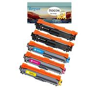 Bergsan Tóner compatible con Brother TN-241 TN-245 TN-242 TN-246 para Brother MFC-9332CDW DCP-9022CDW HL-3142CW HL-3152CDW DCP-9017CDW DCP-9020CDW MFC-9142CDN 9140CDN 9342CDW HL-3140CW
