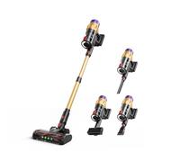 bergxperten ValoClean - Aspiradora inalámbrica de 550 W, 45 KPA 60, con pantalla táctil, de pie y carga de montaje en pared, ideal para el hogar, pelo de mascotas