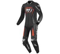 Berik Absolute GP Traje de cuero de moto de una pieza, negro/naranja, Talla 54
