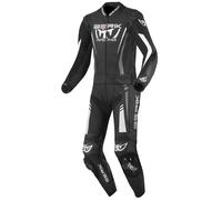 Berik Absolute GP2 Moto de cuero de dos piezas, negro-blanco, tamaño 54 para Hombres
