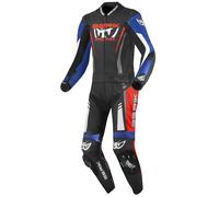 BERIK Absolute GP2 Tuta in pelle da moto a due pezzi, nero/blu/bianco/rosso, 48