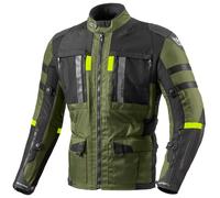 Berik Absolute Zero RX Chaqueta impermeable de 3 en 1 para motociclismo, negro/oliva, Talla 50