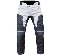 Berik Cargo Evo 2.0 pantalones textiles impermeables para motocicletas, negro/gris, Talla 48