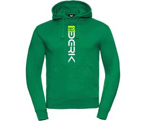 Berik Digital Sudadera con capucha, Verde/Blanco, Talla 3XL