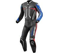 Berik Flumatic Evo Traje de cuero de motocicleta de dos piezas, negro/rojo/azul, Talla 50
