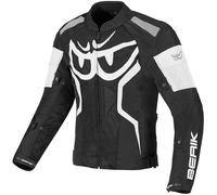 Berik Imola Air Chaqueta textil para motocicletas, Negro/Blanco, Talla 56