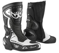 Berik Race-X EVO Botas de moto, negro-blanco, tamaño 47 para Hombres
