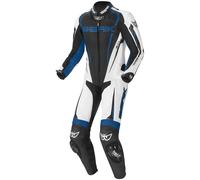 Berik Race-X Traje de cuero de una pieza, negro-blanco-azul, tamaño 50 para Hombres