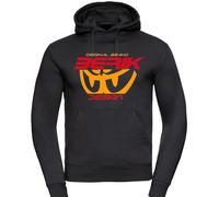 Berik The New Eye Sudadera con capucha, negro/naranja/rojo, Talla 3XL