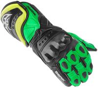 Berik TX-1 Guantes de motocicleta, negro/verde, Talla 3XL