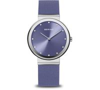 Bering 10135-908 Reloj de pulsera Clásico 35mm 3ATM Cuarzo Unisex Púrpura Plata