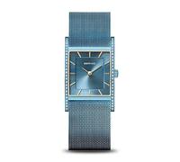 BERING 10426-398-S Classic - Reloj de pulsera para mujer (esfera milanesa, cristal de zafiro, cuadrado, movimiento de cuarzo, 5 ATM)