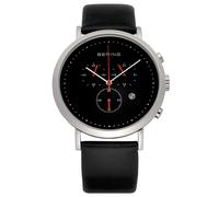 Bering 10540-402 Clásico Chronograph Multifunctión Cuarzo Unisex Negro Plata ...