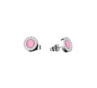 BERING 10X31-Anniversary1 Reloj de cuarzo para mujer con caja de acero inoxidable plateado de 31 mm y esfera multicolor, correa milanesa, cristal de zafiro y resistencia al agua de 5 ATM