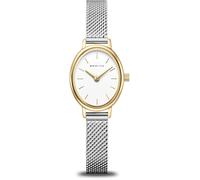 Bering 11020-010 Reloj de pulsera Clásico 20mm 3ATM Cuarzo Unisex Blanco Oro