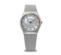 BERING Mujer Análoga Cuarzo Reloj de pulsera de colección con Acero inoxidable Pulsera und Cristal de zafiro , Plata/Plata