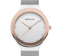 Bering 12934-060 Reloj de pulsera Clásico Cuarzo Unisex Oro rosa, Plata Plata...