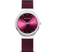 Bering 12934-909 Reloj de pulsera Mujeres Clásico 34mm Cuarzo Púrpura Plata 3...