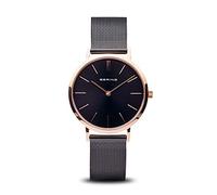 BERING Reloj Analógico para Mujer de Cuarzo con Correa en Acero Inoxidable 14134-166