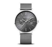 Bering 14240-809 Reloj de Cuarzo para Hombre con Caja de Acero Inoxidable Plateado