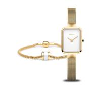 Bering 14520-334-GWP Reloj Mujer Set Golden Glacier 35mm 3ATM