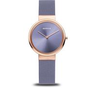 Bering 14531-968 Clásico 31mm 3ATM Cuarzo Unisex Púrpura Oro rosa Correa de m...