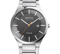 BERING Reloj Analógico para Hombre de Cuarzo con Correa en Titanio 15239-779