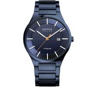 Bering 15239-797 Titanio Solar 39mm Reloj Hombre 10ATM