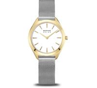 Bering 17331-010 Reloj de pulsera Solar 31mm 5ATM Cuarzo Unisex Blanco Oro