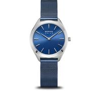 Bering 17331-307 Reloj de pulsera Solar 31mm 5ATM Cuarzo Unisex Azul Plata
