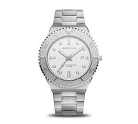 Bering 18940 Reloj de Cuarzo para Hombre con Caja de Acero Inoxidable de 43 mm y Esfera, Brazalete y Detalles en Acero Inoxidable, Resistencia al Agua de 10 ATM