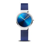 BERING 19031-307 Reloj de Cuarzo para Mujer con Caja de Acero Inoxidable Plateado de 31 mm y Esfera Multicolor, Correa milanesa, Cristal de Zafiro y Resistencia al Agua de 5 ATM