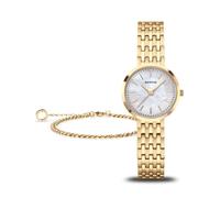 Bering Reloj de Cuarzo para Mujer, colección clásica, Acero Inoxidable y Cristal de Zafiro 19126-734