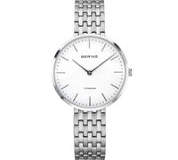Bering 19334-004 Reloj de pulsera Titanium 34mm 5ATM Cuarzo Unisex Blanco Plata