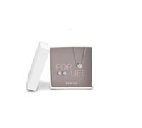 Bering 414LittleSparkle-719 - Juego de pendientes para mujer, color plateado