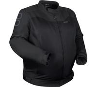 Bering Alias King Size Mesh Chaqueta Textil Moto, negro, tamaño L para Hombres
