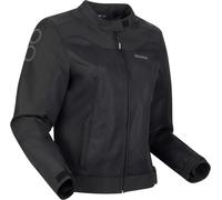 Bering Alias Mesh Chaqueta textil de moto para mujer, negro, tamaño 36