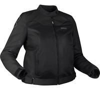 Bering Alias Mesh Queen Size Chaqueta textil de moto para mujer, negro, Talla 48