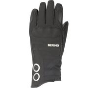 Bering Arctic Guantes impermeables de moto de invierno para mujer, negro/rojo, Talla 2XL
