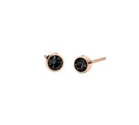 BERING Arctic Symphony Collection 707-1120-05 Pendientes de botón para mujer de acero inoxidable con acabado en plateado brillante