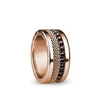 BERING femenina Anillo Size 9 oro rosado brillante Donube