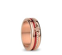 BERING Anillos combinados intercambiables para mujer en oro rosa y rojo con el exclusivo sistema Twist & Change, Murray