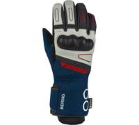Bering Austral GTX Guantes de moto impermeables, gris-azul, tamaño L para Hombres