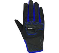 Bering Breeze Mesh Guantes de moto para mujer, negro/azul, Talla S
