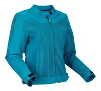 Bering Alias Mesh Chaqueta textil de moto para mujer, azul, tamaño 46