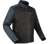 Bering Cronos Chaqueta impermeable Ripstop Motorcycle Textile, negro-gris, tamaño 2XL para Hombres
