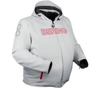 Bering Warwick, chaqueta textil impermeable Cintura L male Gris Claro/Rojo