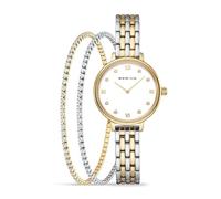 BERING Classic 11028-714-GWP - Reloj de pulsera para mujer, color dorado, 28 mm